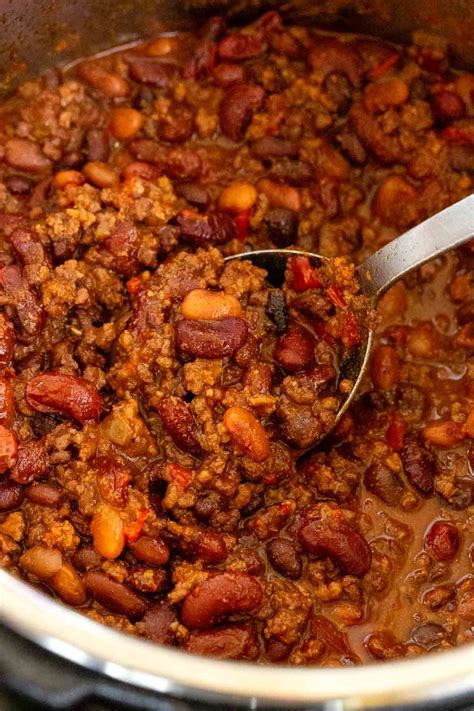 The Best Instant Pot Chili | Recipe | Cooking dried beans, Slow cooker ...