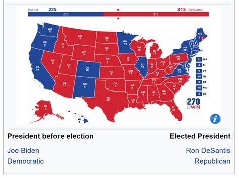 US Election 2024 - DeSantis Wins Scenario : r/AlternateHistory