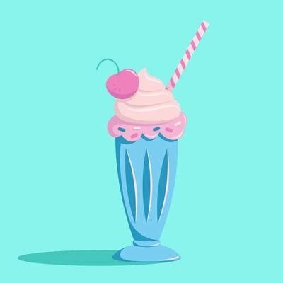 Milkshake Poster Vector Art, Icons, and Graphics for Free Download