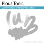 Pious Tonic - Photoshop Watercolor Brush - Grutbrushes.com