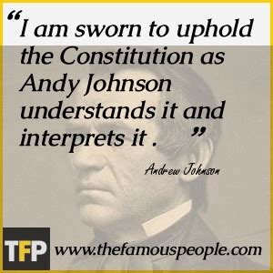 Andrew Johnson Quotes. QuotesGram