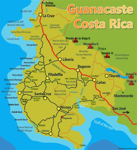 Riu Guanacaste Costa Rica Map