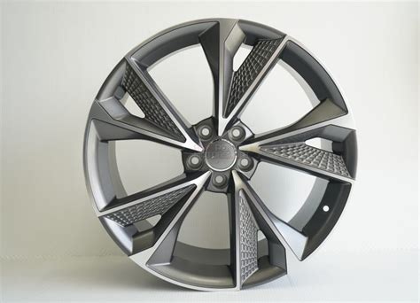 2020 Audi RS7 Style wheels Grey/Black - RED POWER MOTORSPORT