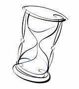 Sand Timer Line Drawing Coloring Pages sketch template