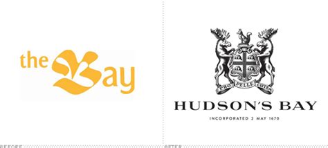 Hudson's Bay Logo, Before and After | Graphic design inspiration ...