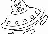Alien Spaceship Coloring Pages At GetColoringscom  Free Printable sketch template