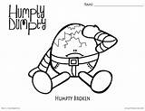 Humpty Dumpty Nursery Rhyme Sketch Coloring Page sketch template