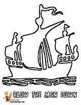 High Seas Pirate Ship Coloring Pages  Free sketch template