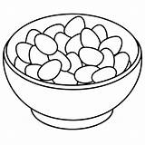 Jelly beans Outline coloring Book Page Line art drawing  Premium AI sketch template