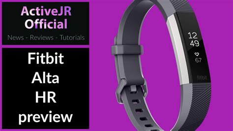 New Fitbit Alta HR & New Sleep Tracking preview - YouTube