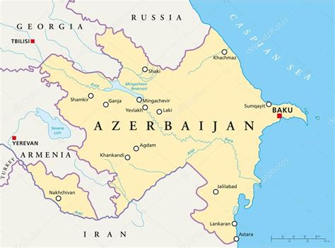 Azerbajdzjan Karta – Karta 2020