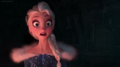 Elsa gets scared