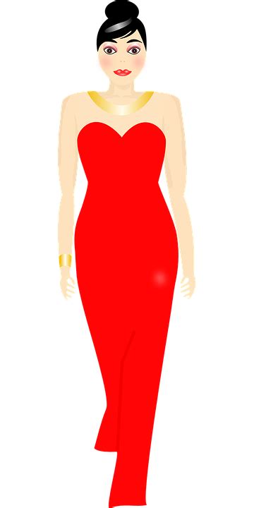 Free vector graphic: Woman, Dress, Red, Catwalk, Gown - Free Image on Pixabay - 157084