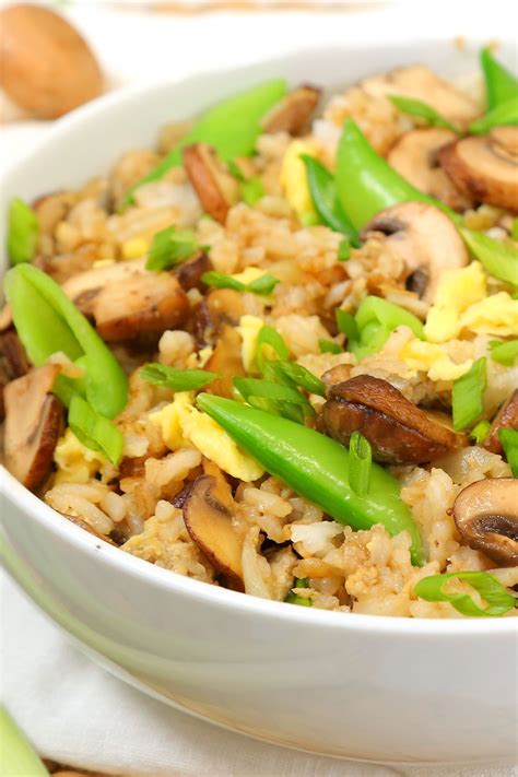 Mushroom Fried Rice | Recipe | Mushroom fried rice, Fried rice, Asian recipes