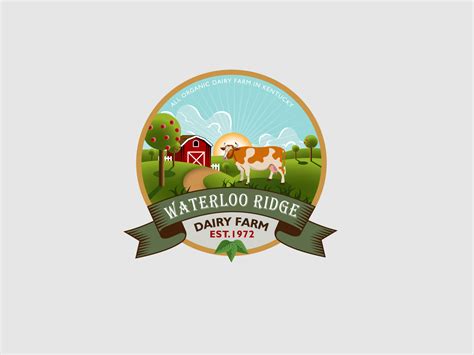 Dairy Farm logo by saul on Dribbble