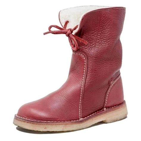 Vintage Buttery-Soft Waterproof Wool Lining Boots