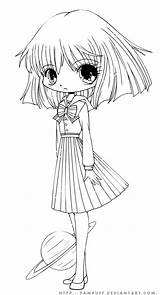 Chibi coloring pages To Download And Print For Free sketch template