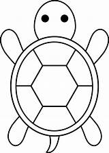 Cute Colorable Turtle  Free Clip Art Crafts Quilt sketch template