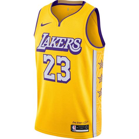 LeBron James Los Angeles Lakers Nike 2019/20 Finished Swingman Jersey ...