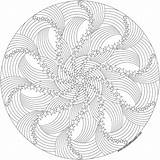 Dont Eat The Paste Stars And Curves mandala To color sketch template