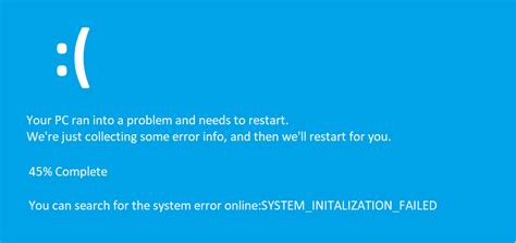 Blue Screen of Death Error