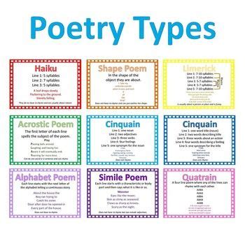 types of poems - Impressed Affiliate