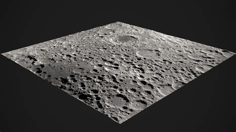 3D moon surface - TurboSquid 1512656