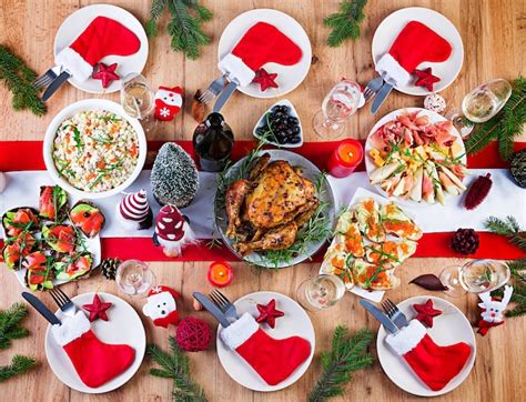 Free Photo | Baked turkey. Christmas dinner. The Christmas table is ...