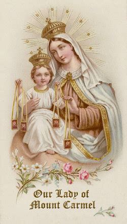 Feast Of Our Lady of Mt. Carmel - July 16 - Traditional Lay Carmelites of Fatima