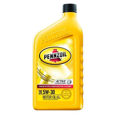 Pennzoil 5W-30 Conventional Motor Oil - 1 Qt.-550022800 - The Home Depot