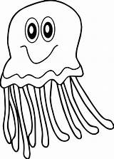 Jellyfish Coloring Pages Printable sketch template
