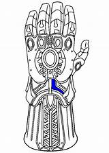 Infinity Gauntlet  Free Coloring Pages sketch template
