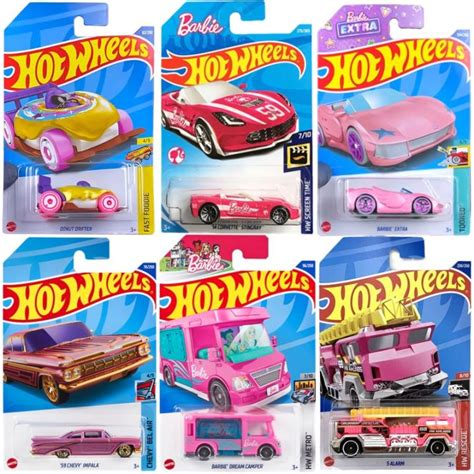 Hot Wheels Pink Series Barbie Extra Barbie Dream Camper 1:64 Metro Die-Cast Toy Diecast Alloy ...