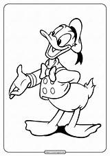 Free Printable Donald Duck Pdf Coloring Page 12 sketch template