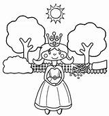 Coloring Pages Little Princess sketch template