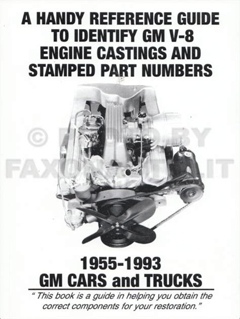 1955-1993 Chevy V8 Engine Casting Numbers Guide 283 305 327 350 396 400 409 427 | eBay