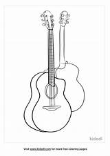 Acoustic Guitar Coloring Pages At Vanemilianoblog Blog sketch template