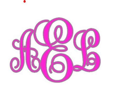 10 Free Vine Monogram Font For Cricut Images - Interlocking Vine ...