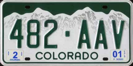 Colorado license plate history – South Platte Sentinel