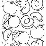 Peaches Coloring Pages Printable For Free Download sketch template