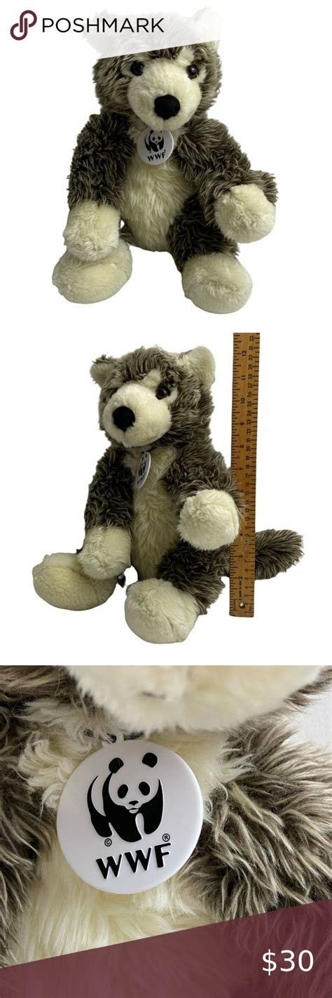 Build a Bear BABW WWF World Wildlife Fund Timber Wolf Plush Stuffed Animal 12" in 2022 | Wolf ...