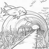 Aquarium Coloring Pages  Free & Printable sketch template