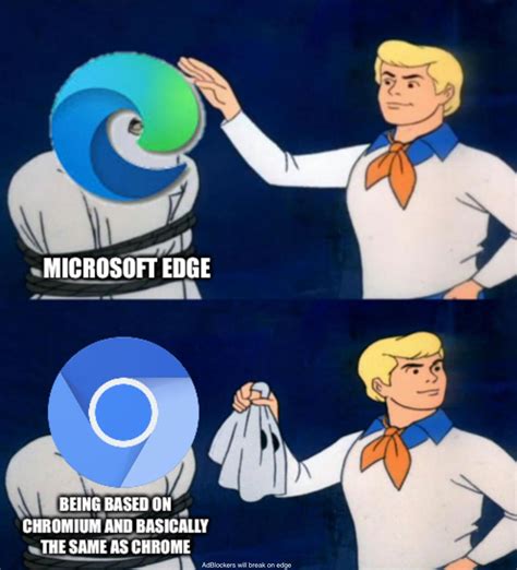 Microsoft Edge Meme Scooby Doo