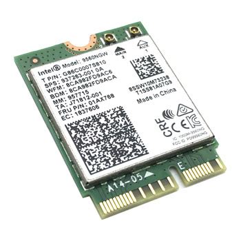 Intel 9560 NGW M.2 2230 CNVi AC WiFi/Bluetooth Card LN90828 - 9560NGW | SCAN UK