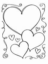 35 Free Printable Heart Coloring Pages sketch template