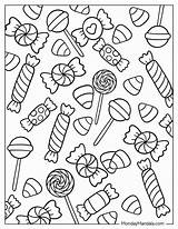 Candy Halloween Coloring Pages sketch template