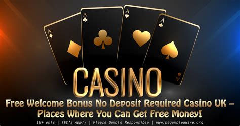 Free Welcome Bonus No Deposit Required Casino UK – Places Where You Can Get Free Money!