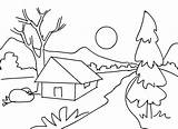 Simple Drawings For Kids To Color sketch template