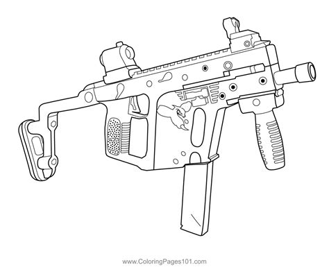 Machine Gun Fortnite Coloring Page Printable Coloring Pages Coloring | Sexiz Pix