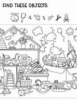 Search And Find Coloring Pages sketch template